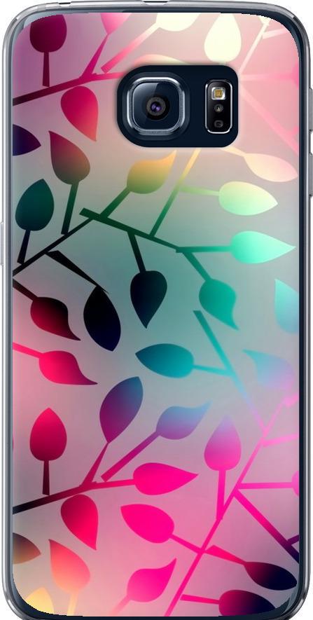 Чехол на Samsung Galaxy S6 G920 Листья (2235u-80-42517)