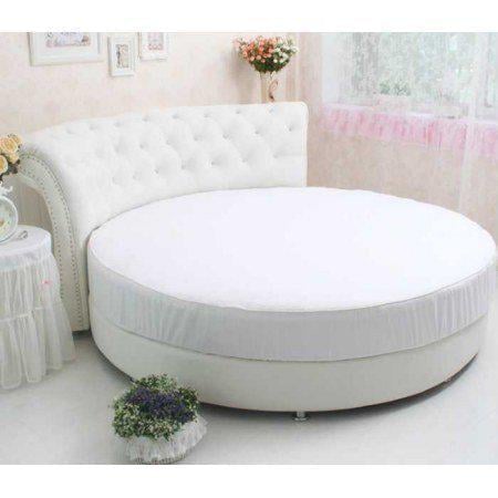 Простынь на резинке круглая Текстилія сатин премиум d 210 см Белый (02030123) - фото 1 Простынь на резинке круглая Текстилія сатин премиум d 210 см Белый (02030123) - фото 1