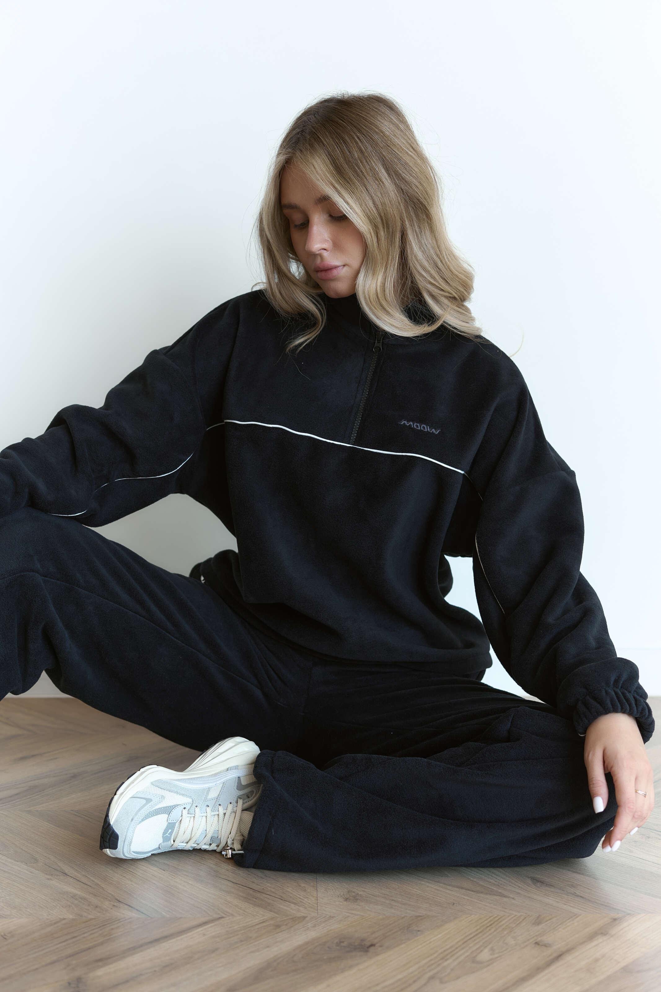 Костюм флісовий FLOW S/M Чорний (10101SM) - фото 7