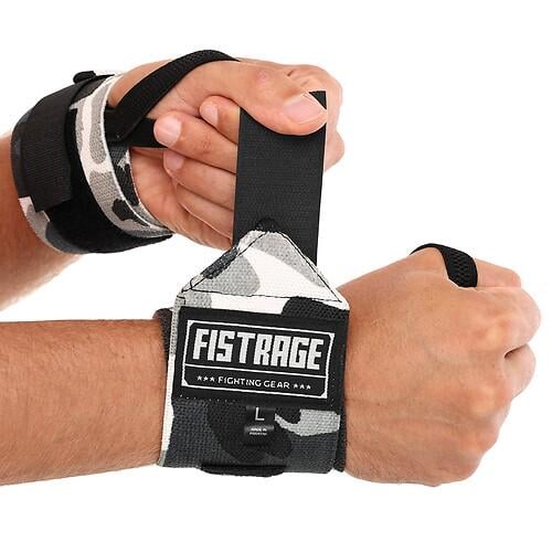 Бинты для кистей при жиме FISTRAGE VL-7740 2 шт. L Серый камуфляж (32511177)