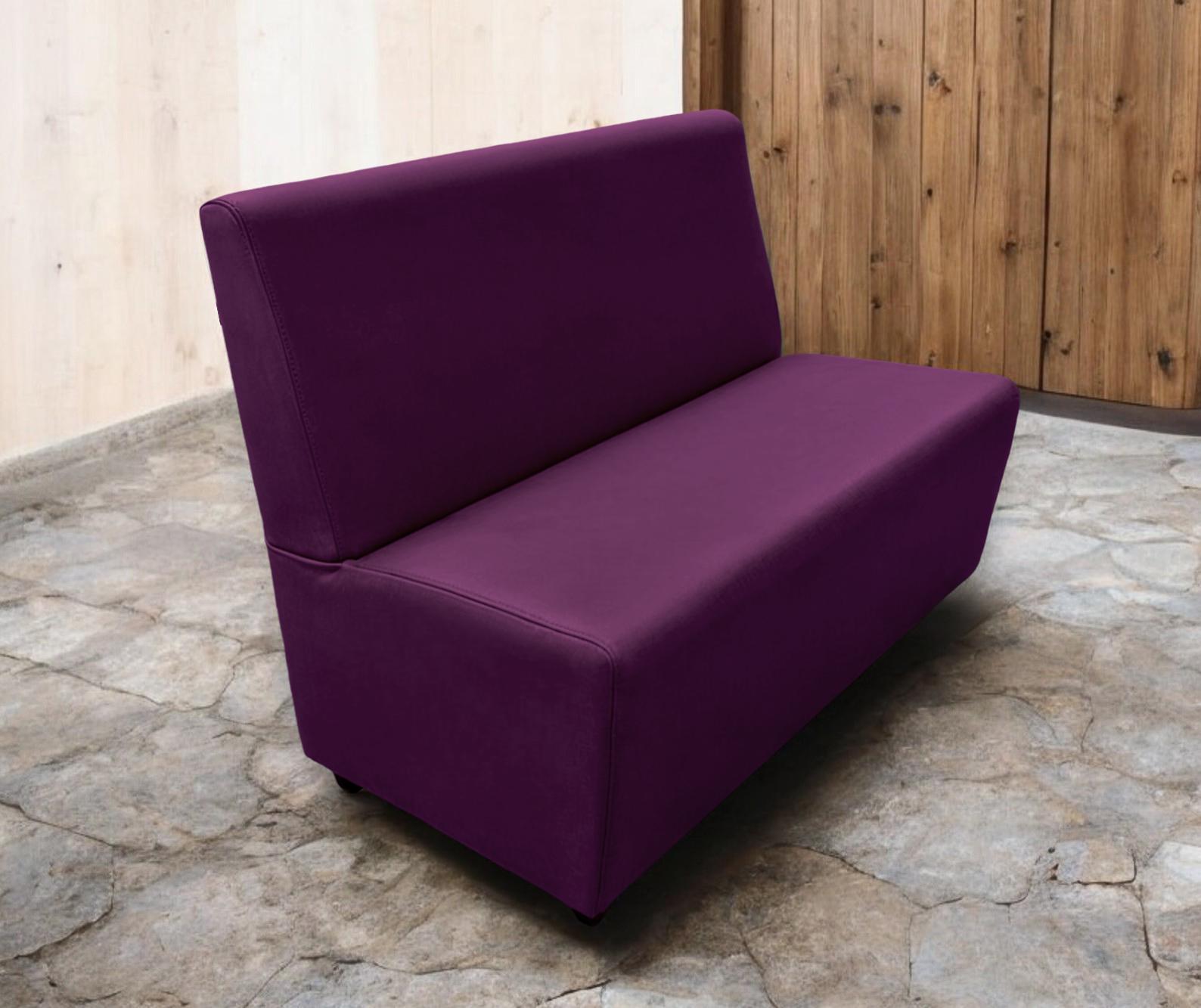 Диван для кафе Tobi Sho Прайм с высокой спинкой без подлокотников 1000x630x850 мм кожзам Фиолетовый (2216) - фото 3 Диван для кафе Tobi Sho Прайм с высокой спинкой без подлокотников 1000x630x850 мм кожзам Фиолетовый (2216) - фото 3