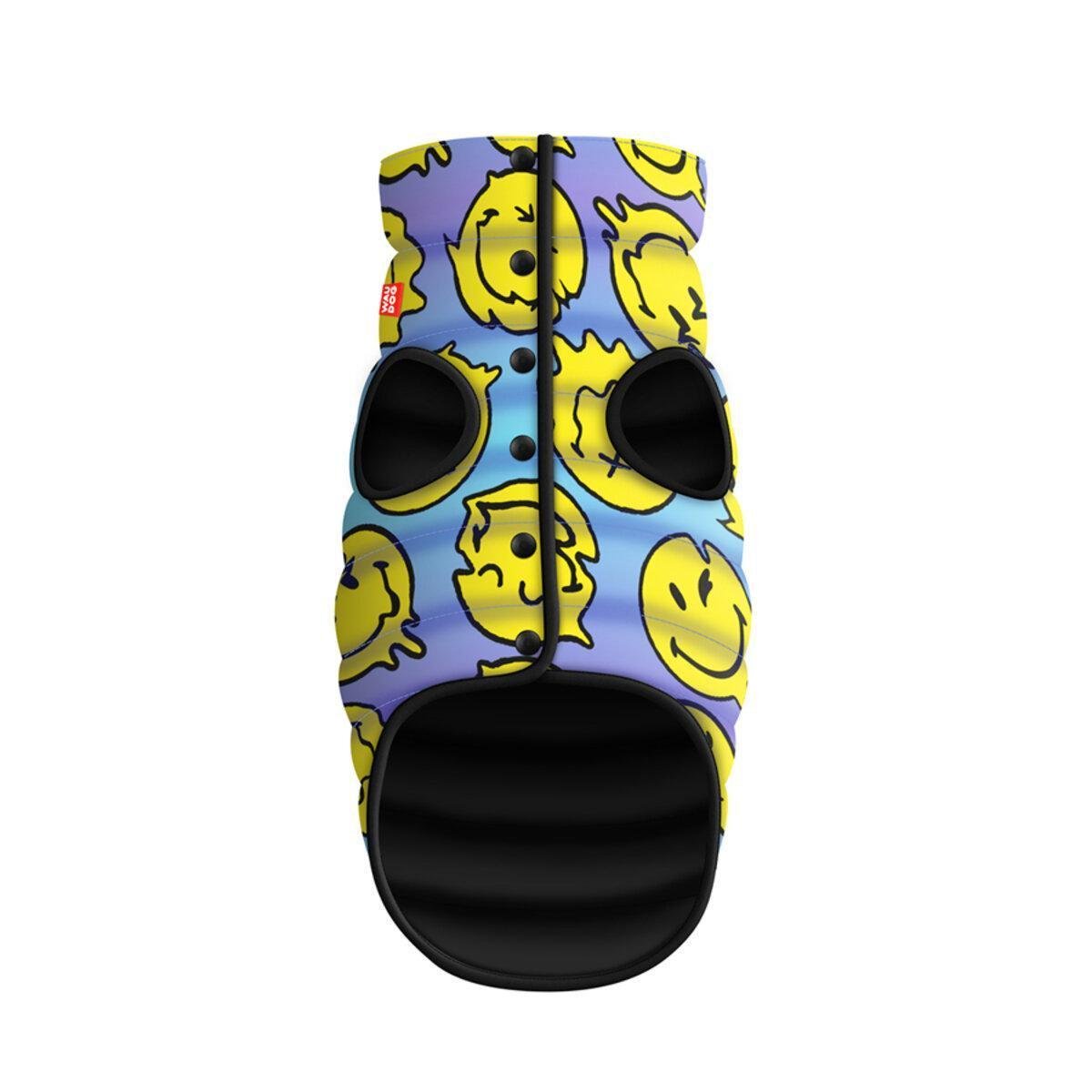 Курточка для собак Waudog Clothes Смайли L65 87-90х60-65 см Блактиний (412-0182 Col)