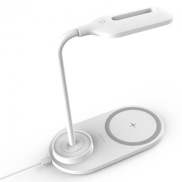 Настольный светильник Desk Lamp Qi LED Desk Lamp HT-12 с беспроводной зарядкой 10 Вт