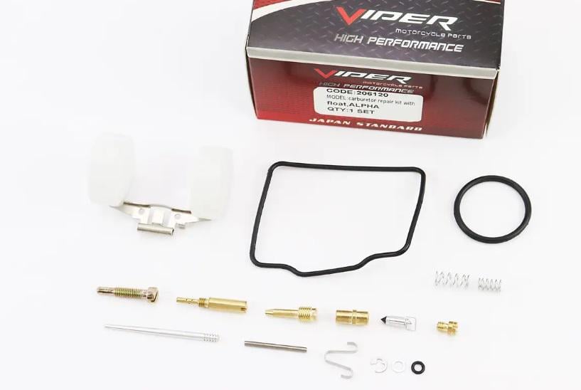 Ремонтный комплект карбюратора 70cc 13 деталей и поплавок