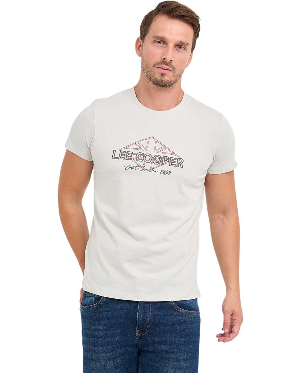 Футболка мужская Lee Cooper 10196520.E02 XXL Серый (5942723121080)