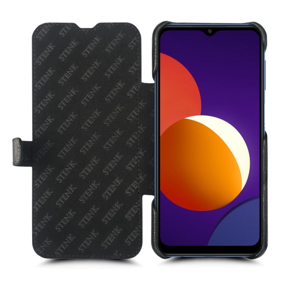Чехол книжка Stenk Premium для Samsung Galaxy M12 Черный (69185)