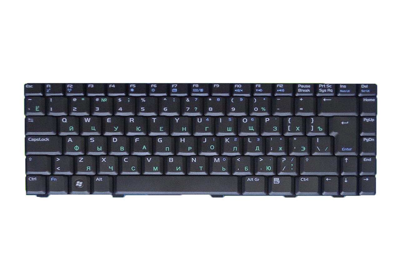 Клавиатура для ноутбука Asus A8 A8J матовая (04GNCB1KRU14)