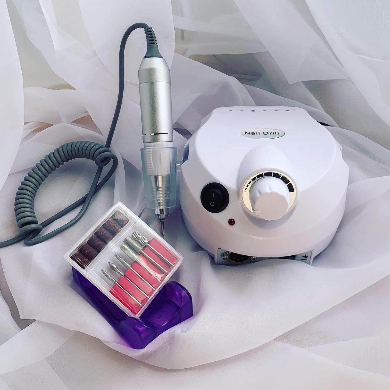 Фрезер для маникюра 65 Вт 45000 об. Белый (ZS-601)