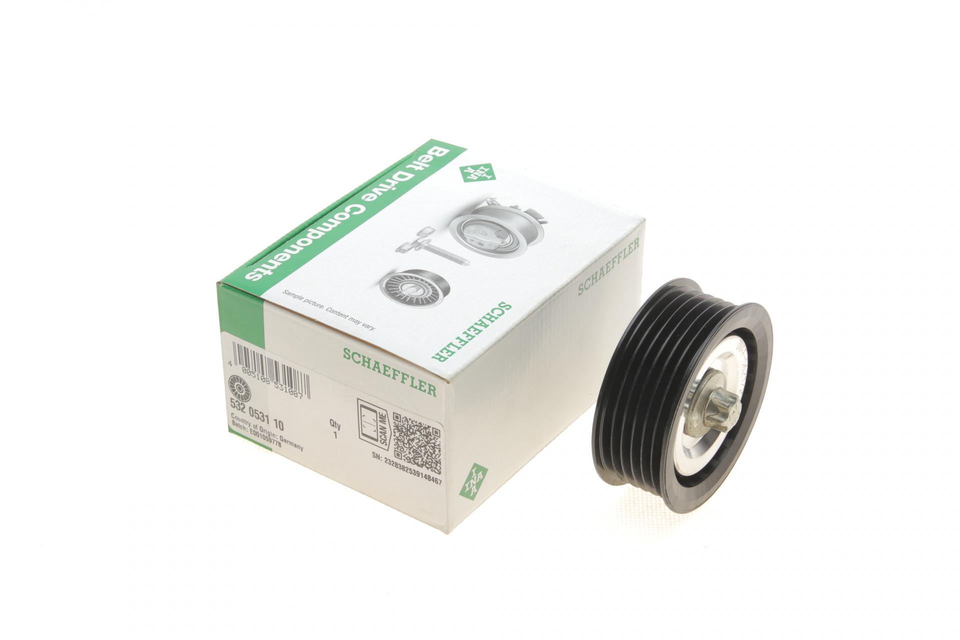 Ролик генератора INA для Opel Astra H 1.9 CDTI 04-10 паразитный 532 0531 10