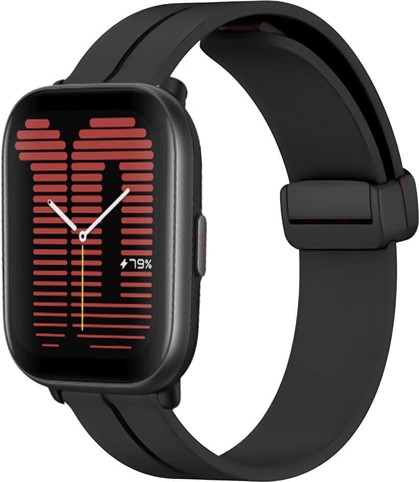 Ремешок для смарт-часов Rysta для Amazfit Active Black (41643-2B)