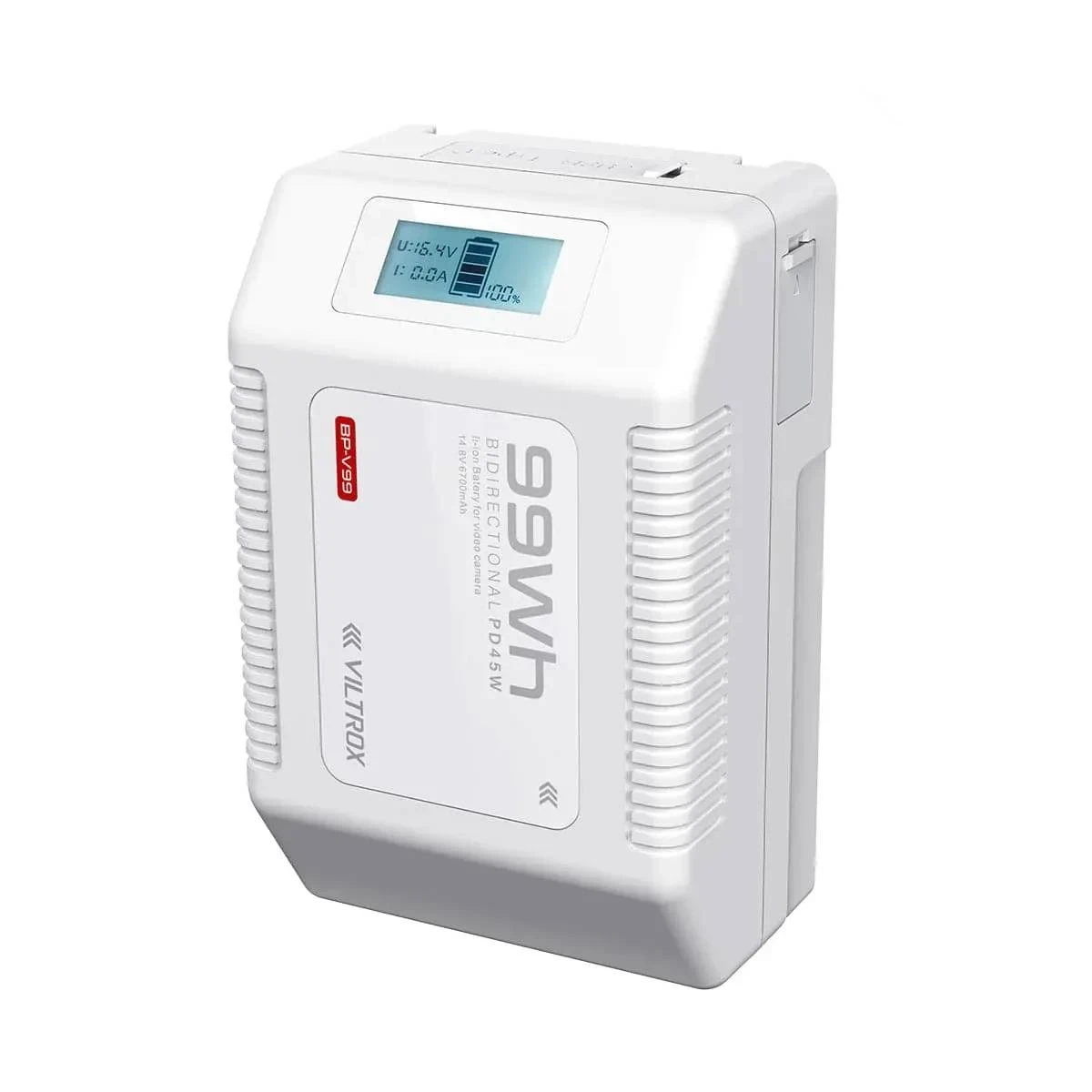 Аккумулятор Viltrox Snowpeak BP-V99 V-Mount D-TAP 99 Wh 6700 mAh 14,8V с Type-C Аккумулятор Viltrox Snowpeak BP-V99 V-Mount D-TAP 99 Wh 6700 mAh 14,8V с Type-C