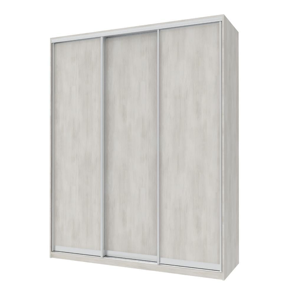 Шкаф-купе трехдверный Doros Сити Лайт 180х60х225 см Белое дерево (DRS-011078)