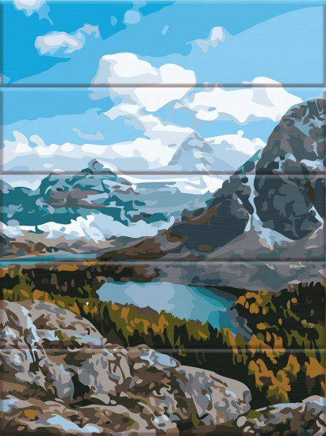 Картина по номерам ArtStory Горный пейзаж 30x40 см (ASW157)
