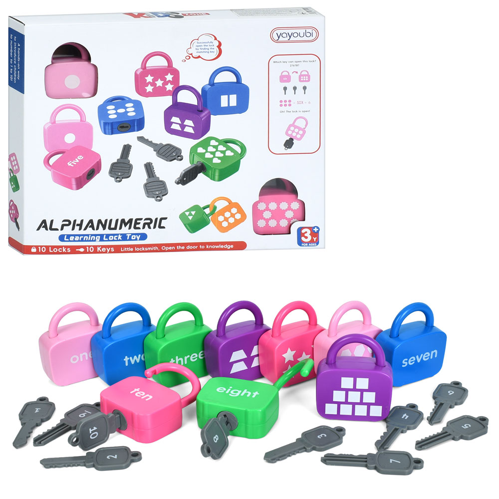 Развивающая логическая игрушка Монтессори Fun Game 206 учебные замки с ключами (2858044149)