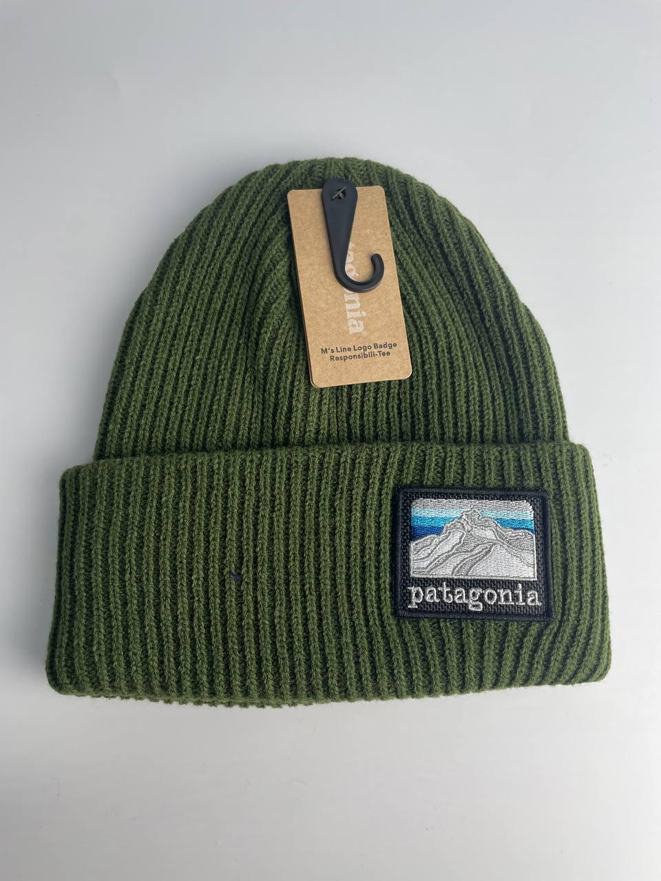 Шапка зимняя Patagonia one-size Олива - фото 3