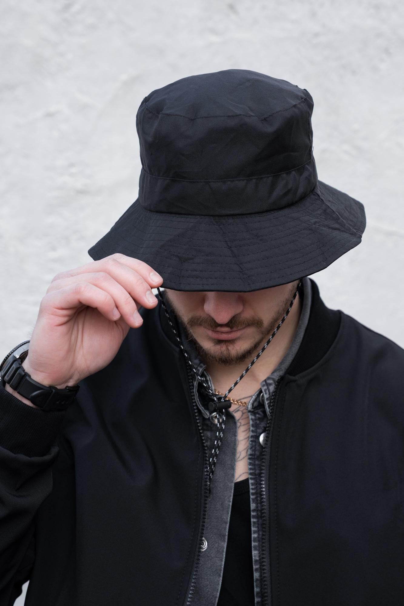Панамка компактная трансформер Packable Hat Black (8056195 8056196)