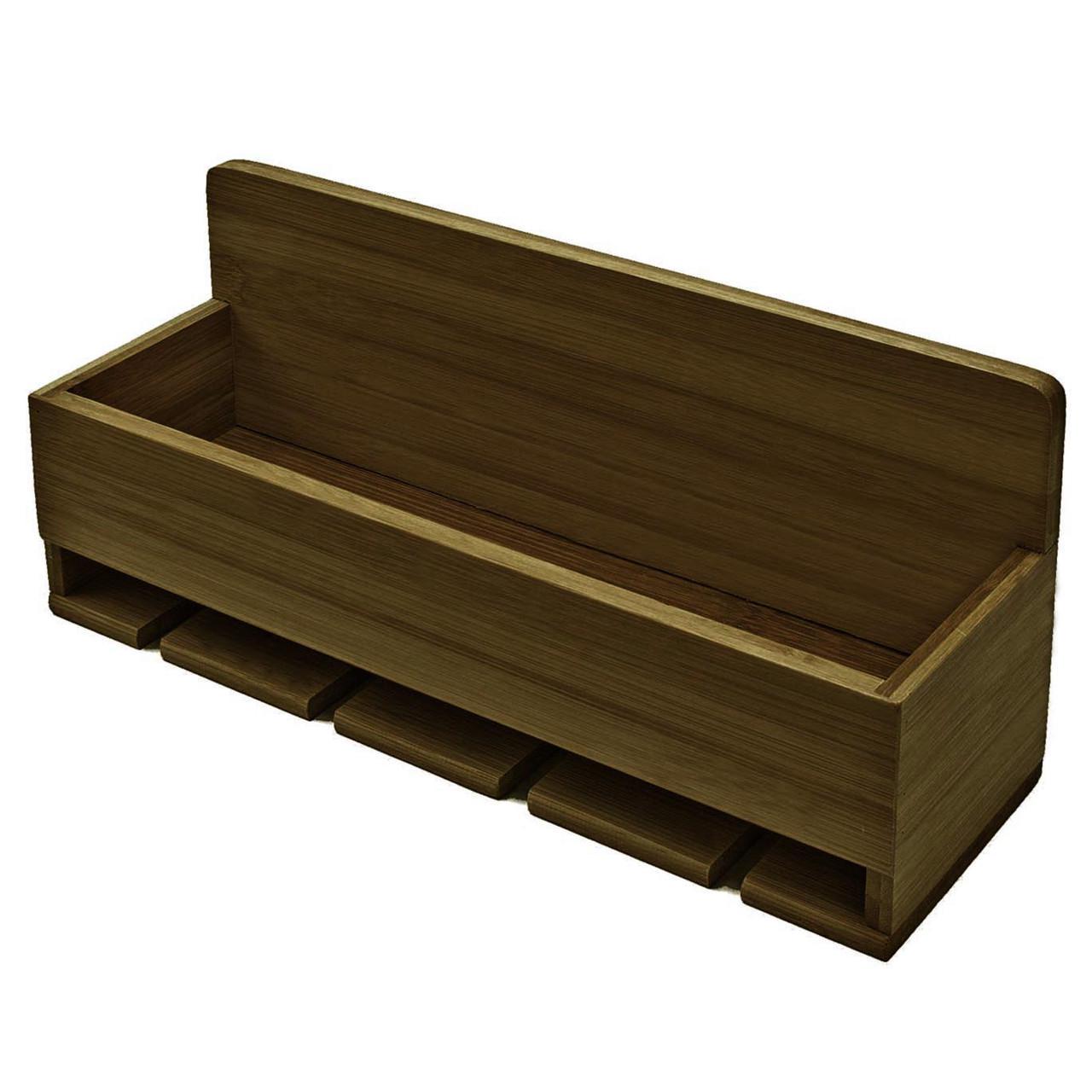 Полка для вина настенная из дерева Камакура Мускат (ПНК-000607)