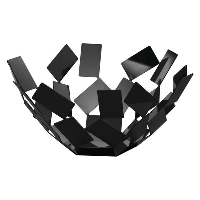 Ваза для фруктів Alessi Scirocco 27,3х13х27,3 см Чорний (2522561)