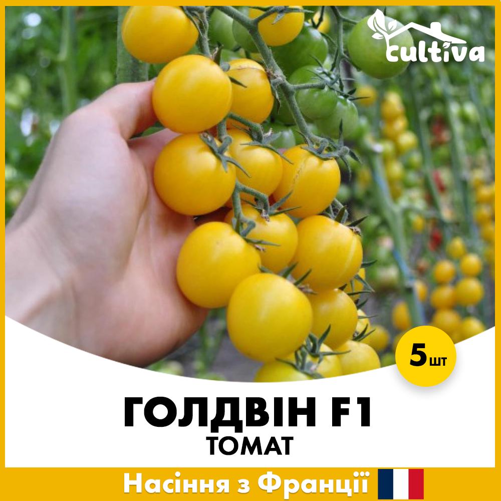 Семена томат желтый черри Clause Голдвин F1 5 шт. (gldt5)