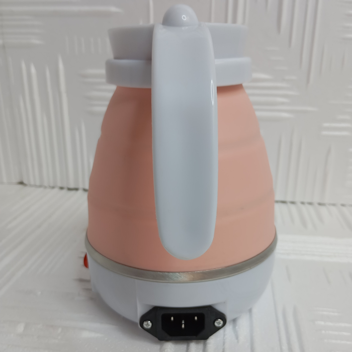 Электрочайник складной Electric Kettle EK-2354 силиконовый туристический Розовый (15450647) - фото 4