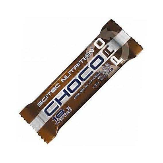 Углеводный батончик Scitec Nutrition Choco Pro Bar 55 г Double Chocolate - фото 1