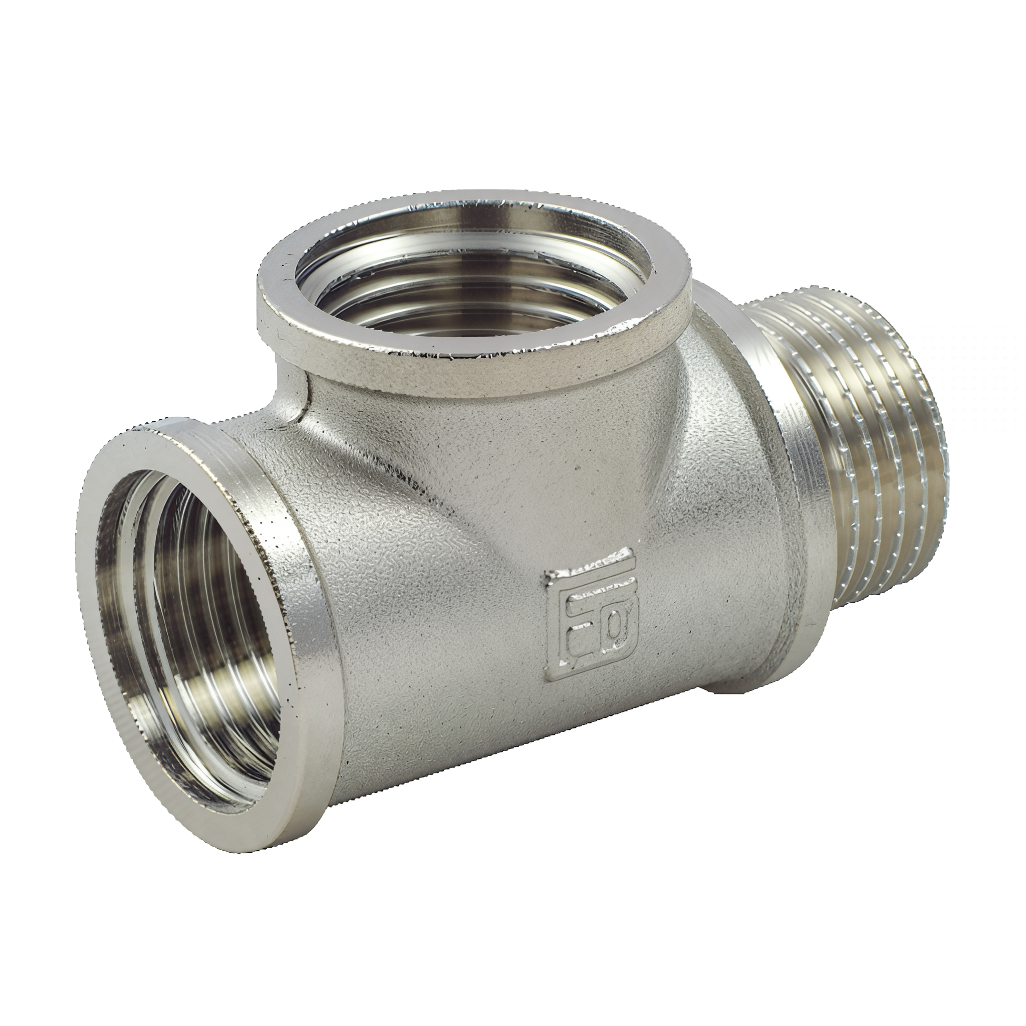 Тройник FADO S.r.l FITT никель ВВЗ 1/2" (T31)