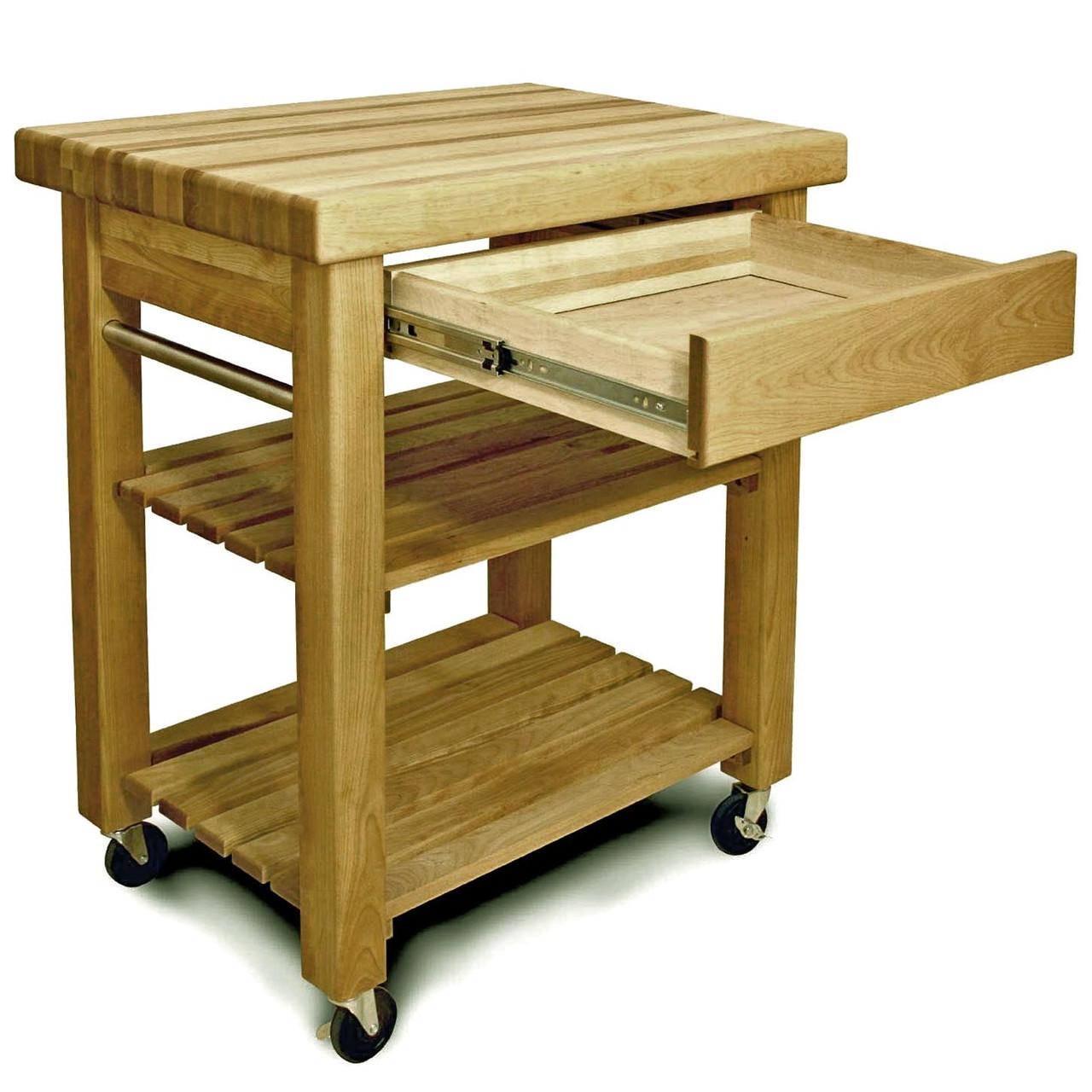 Стіл-візок з дерева Хелен Сієна (СТЛ-000705)