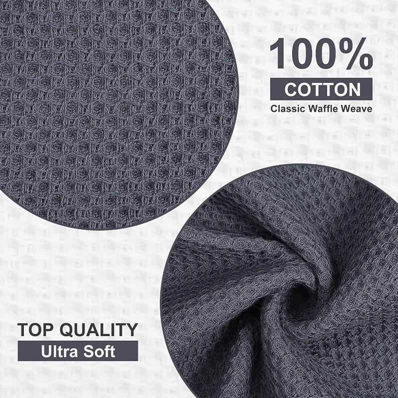 Набор кухонных полотенец Organic Premium 6в1 100% хлопок 34х34 см Серый (НПК0002) - фото 2 Набор кухонных полотенец Organic Premium 6в1 100% хлопок 34х34 см Серый (НПК0002) - фото 2