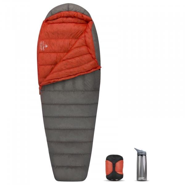 Спальний мішок Sea to Summit Flame FmIV-Women "s Right Zip (Dark Grey / Paprika, Regular) (AFM4-WR)