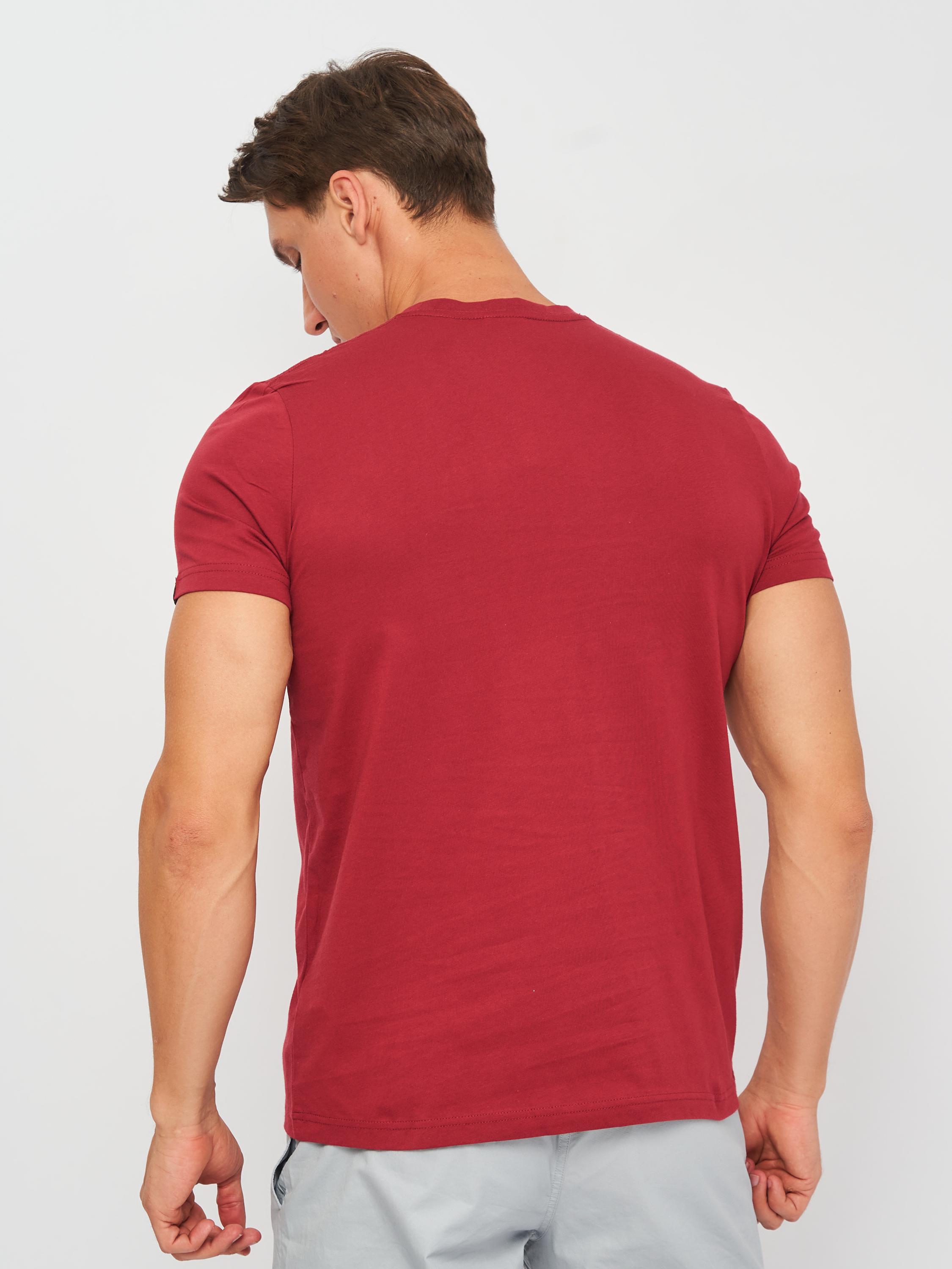 Футболка Joma 101739.671 Desert Short Sleeve T-Shirt 2XL Burgundy (8424309417758) - фото 2