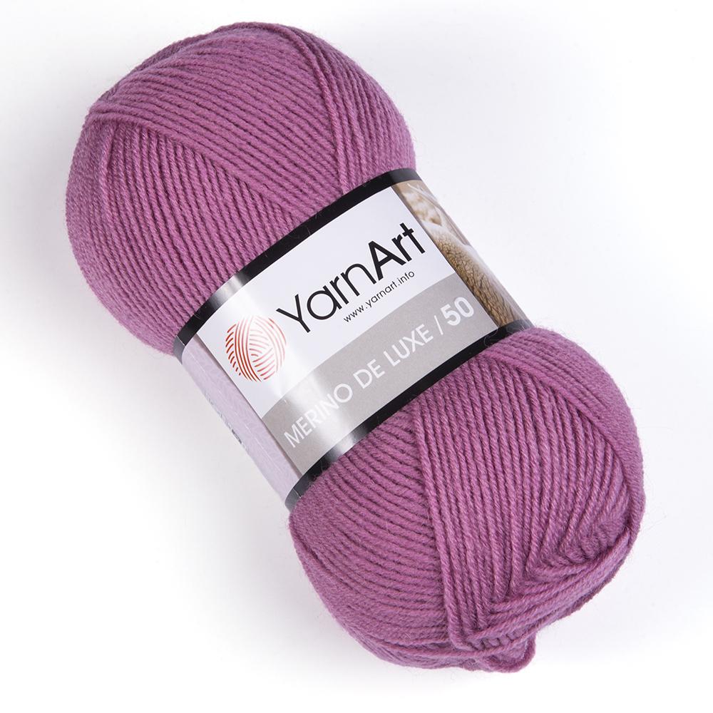 Пряжа YarnArt Merino De Luxe 3017 Ягодный (6050)
