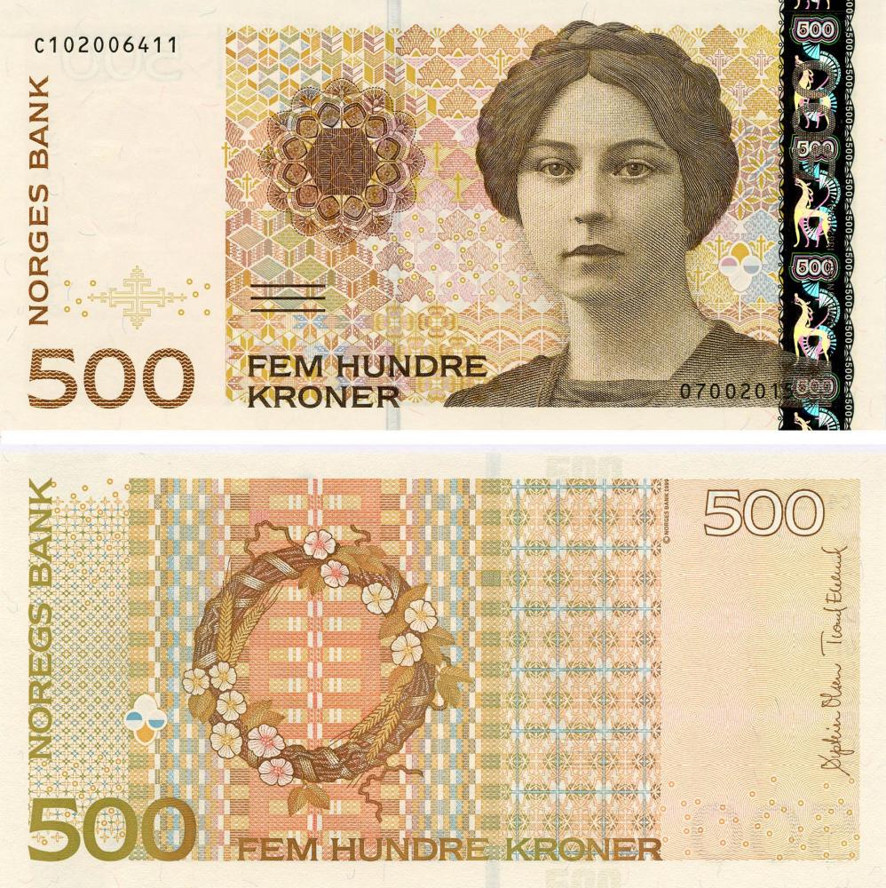 Коллекционная банкнота Норвегия 500 крон 2015 UNC P51g (Б07852) Коллекционная банкнота Норвегия 500 крон 2015 UNC P51g (Б07852)