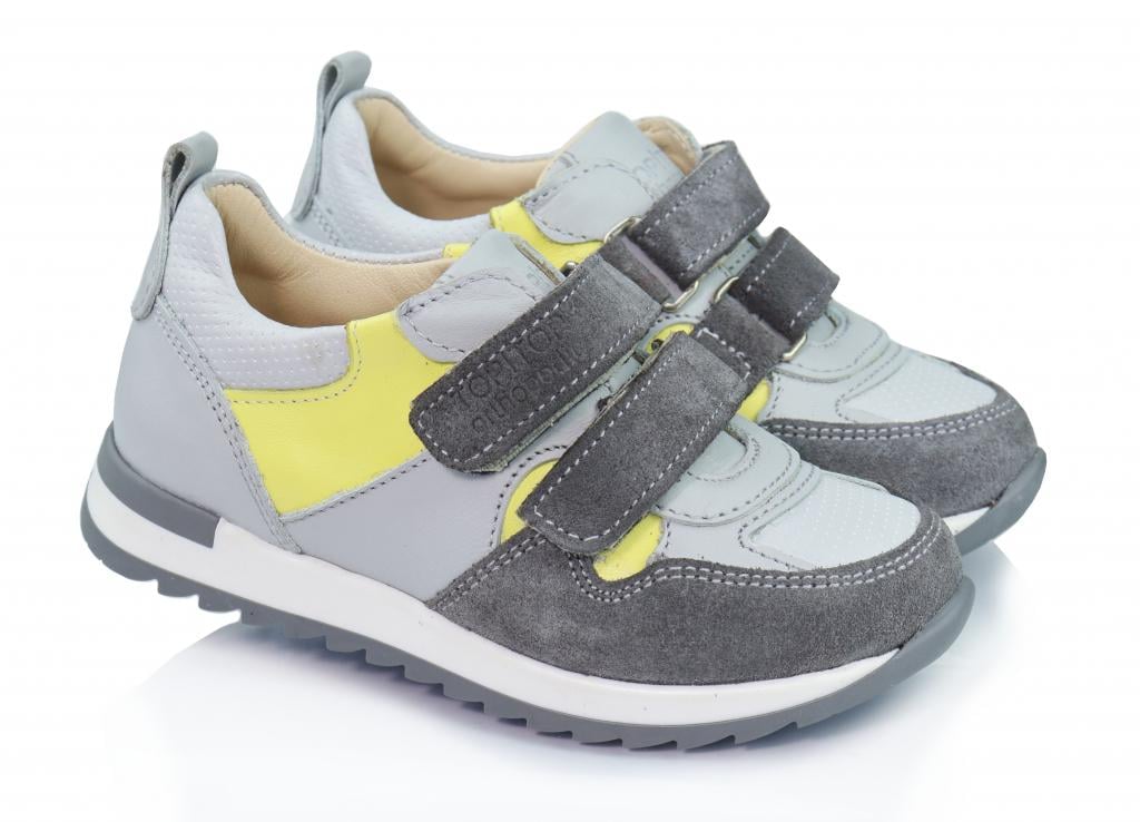 Кроссовки Topitop для мальчиков 2716 р. 26 Серо-желтый