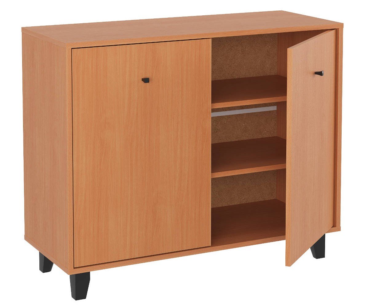 Комод с дверками Компанит Комод-20 100х40х82 см Бук (15328) Комод с дверками Компанит Комод-20 100х40х82 см Бук (15328)