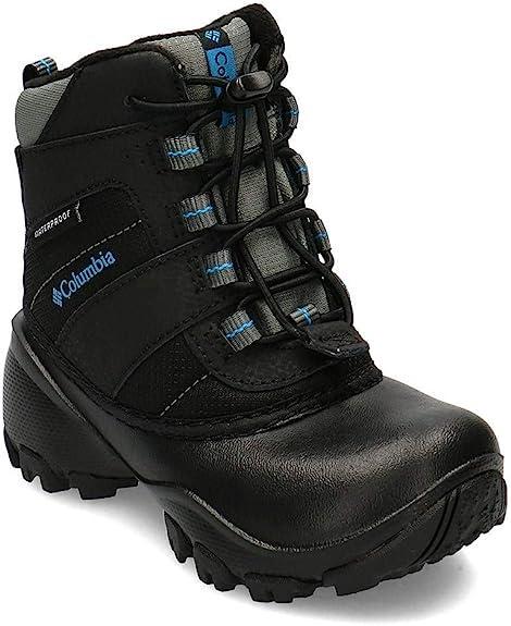 Ботинки для мальчика зимние Columbia Kids Rope Tow III Waterproof Snow Black/Dark/Compass р. 30 Черный (BC1322-010)