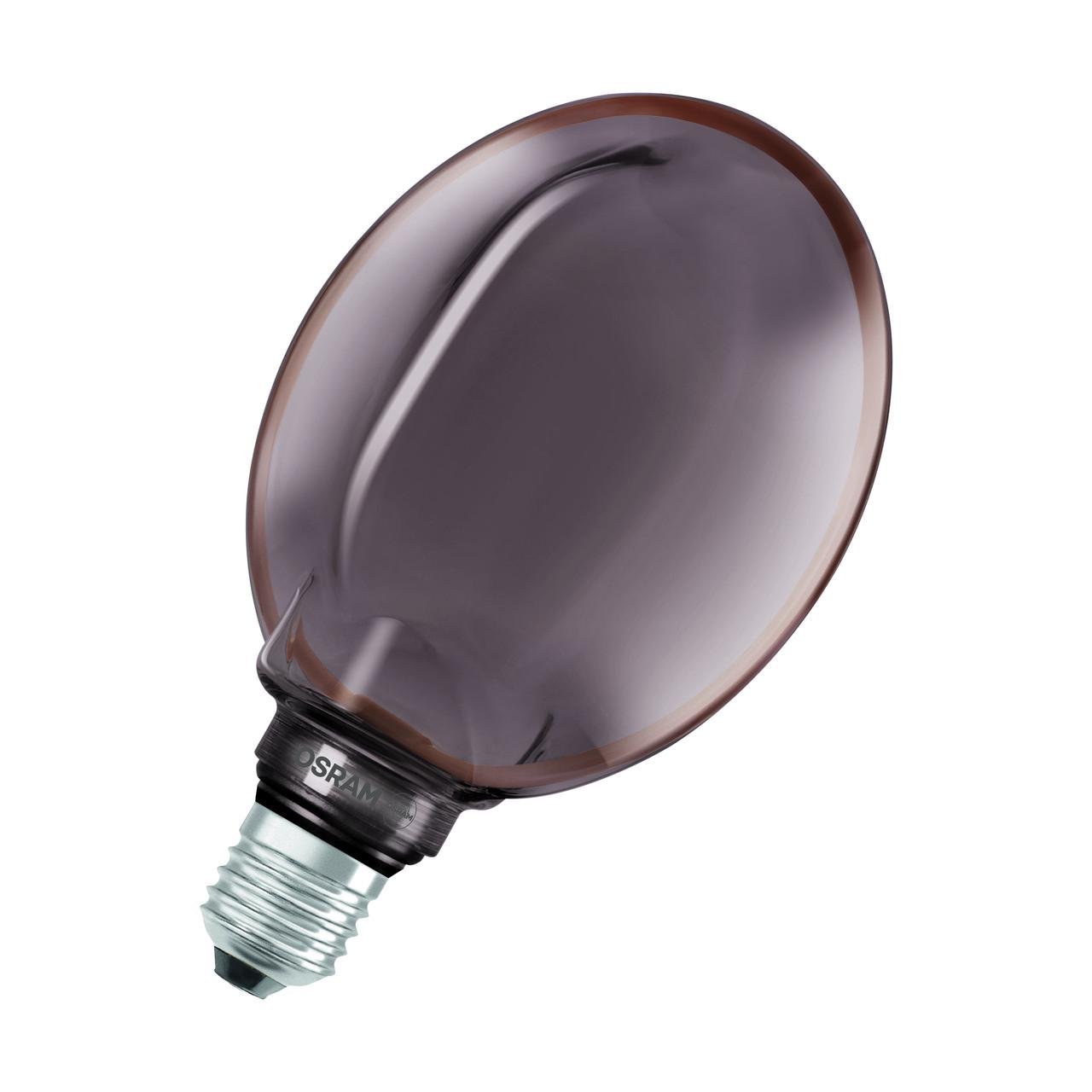 Лампа LED Osram Vintage 1906 Globe Smoke 4W 220V 110lm 1800K E27 DIM 130x171 мм филаментная (4058075846104)