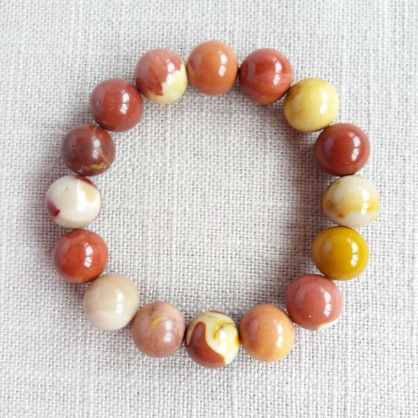 Браслет Яшма/Мукаит d 12 мм (1888982005)