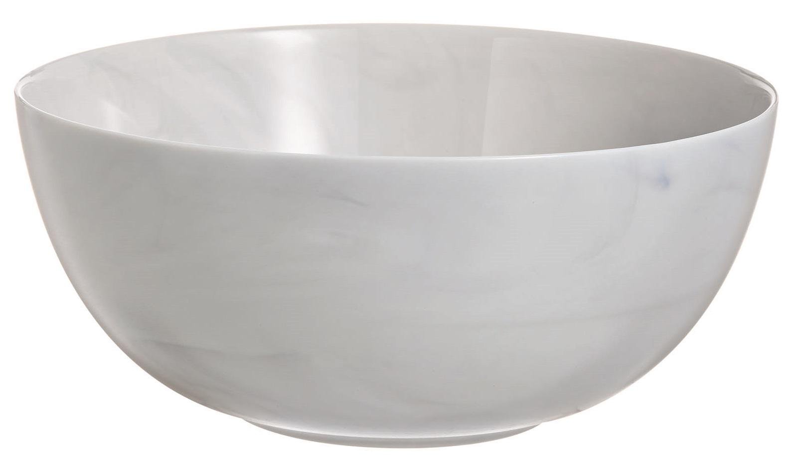 Салатник Luminarc Diwali Marble Granit круглий скляний 21 см (P9836)