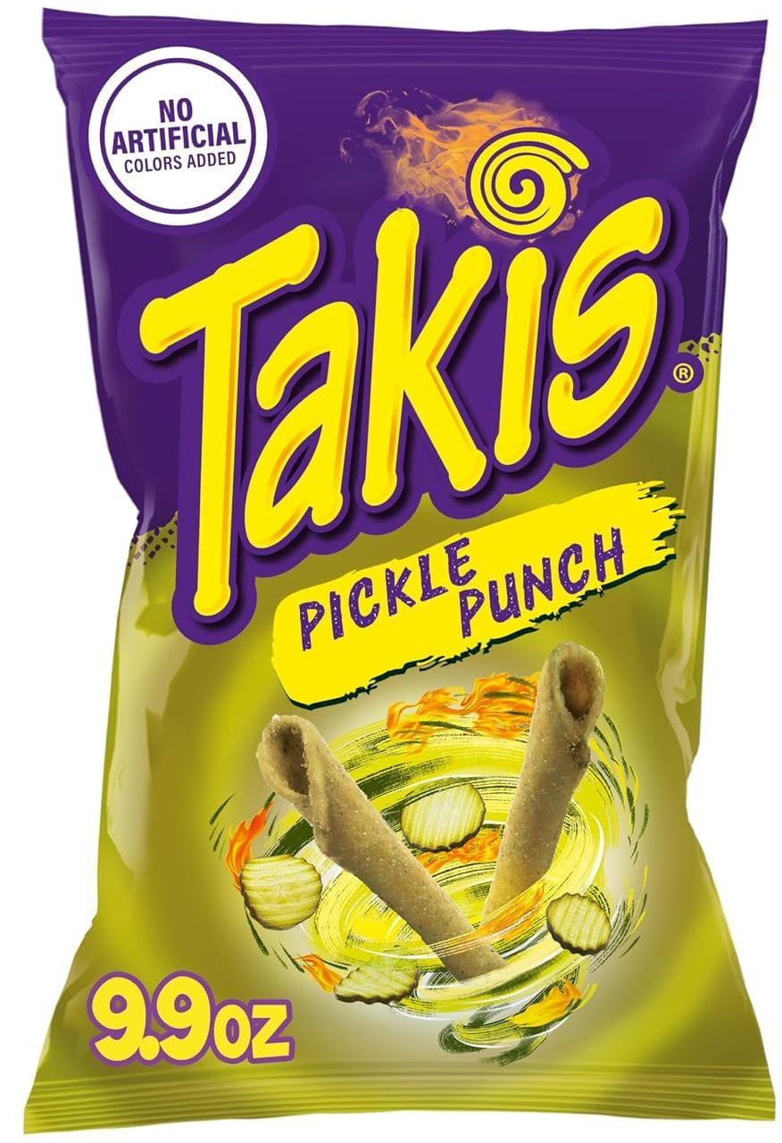 Чипсы острые Takis Pickle Punch Rolled Tortilla Chips 281 г (3193647085)
