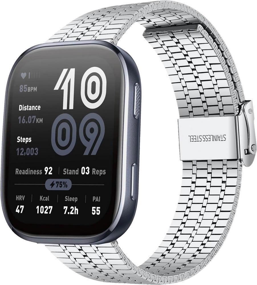 Браслет металлический Counic для Amazfit Bip 6 Silver (40526-59)