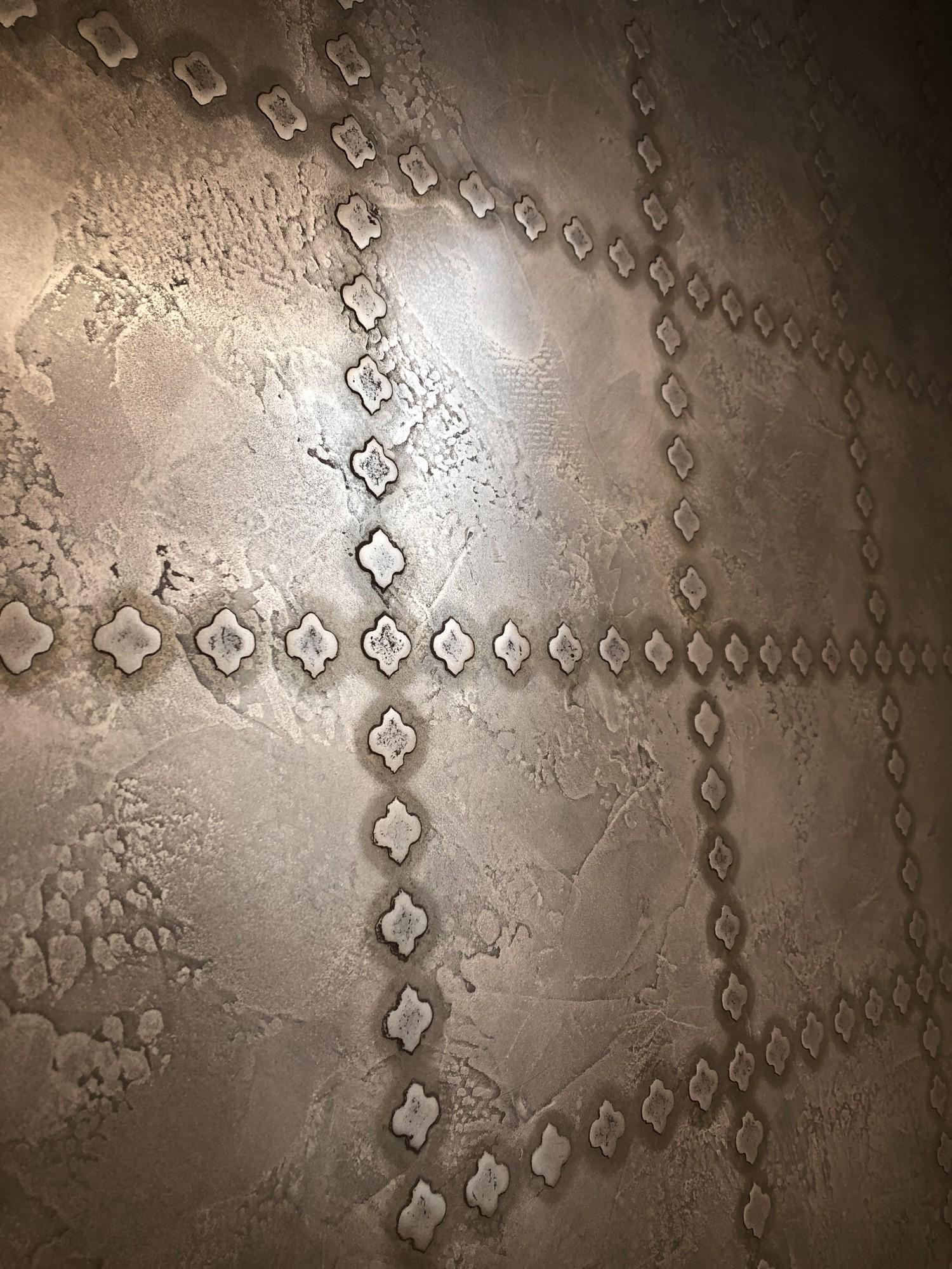 Трафарет многоразовый DFA Квадратный узор 11 для штукатурки и краски (K00011) - фото 2