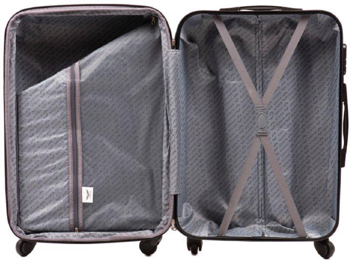 Чемодан пластиковый Wings 147 средний Нежно-розовый (8316196) - фото 4 Чемодан пластиковый Wings 147 средний Нежно-розовый (8316196) - фото 4