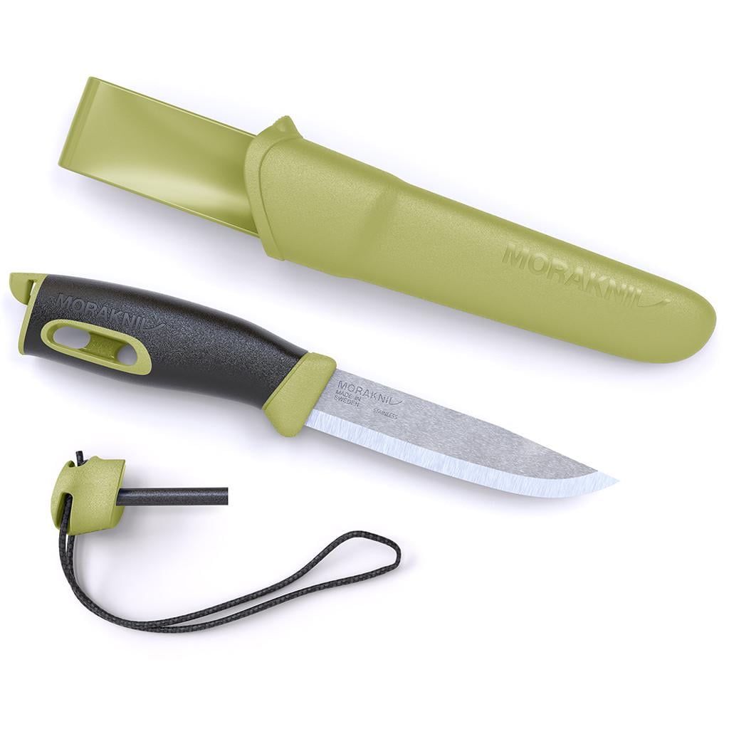 Туристичний ніж Morakniv Companion Spark 104 мм із чохлом Green (1797750475)