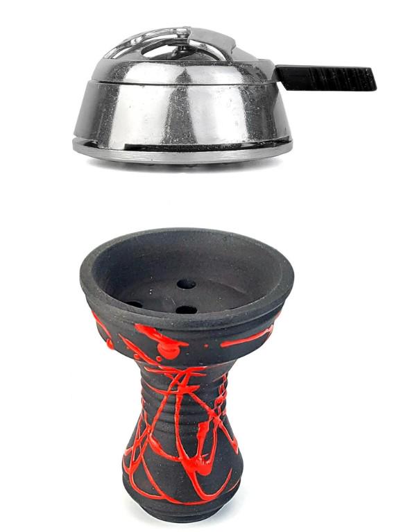 Комплект чаша Gusto Bowls Killa Red та калауд