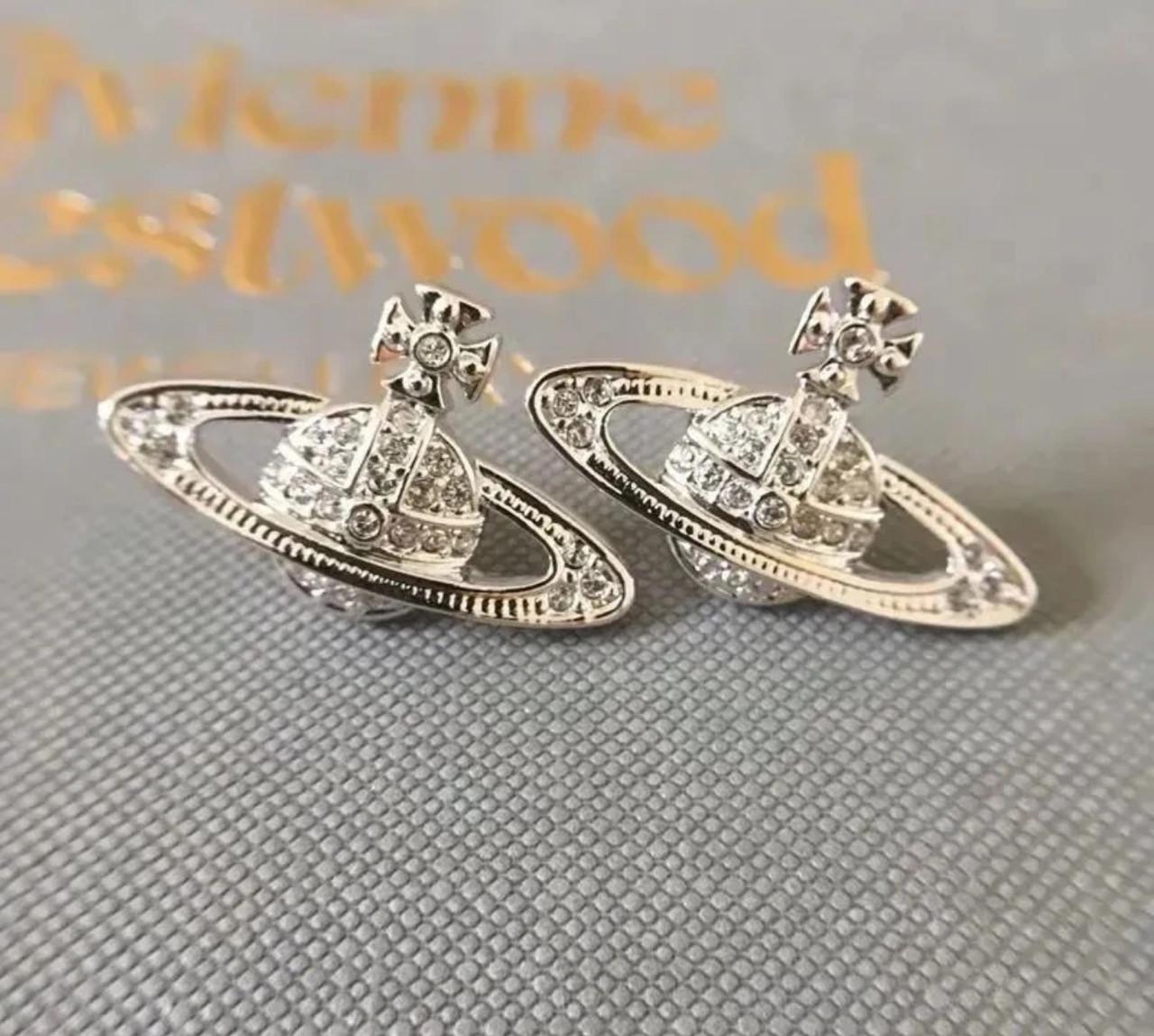 Серьги женские Vivienne Westwood Белый - фото 4 Серьги женские Vivienne Westwood Белый - фото 4