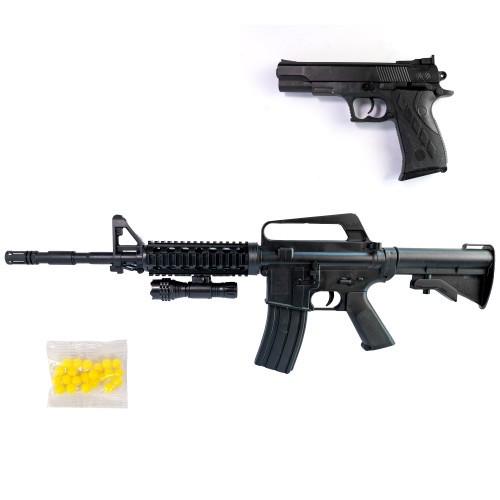 Детский автомат игрушечный Vigor 9901 М-16 с пистолетом на шариках (20631705)