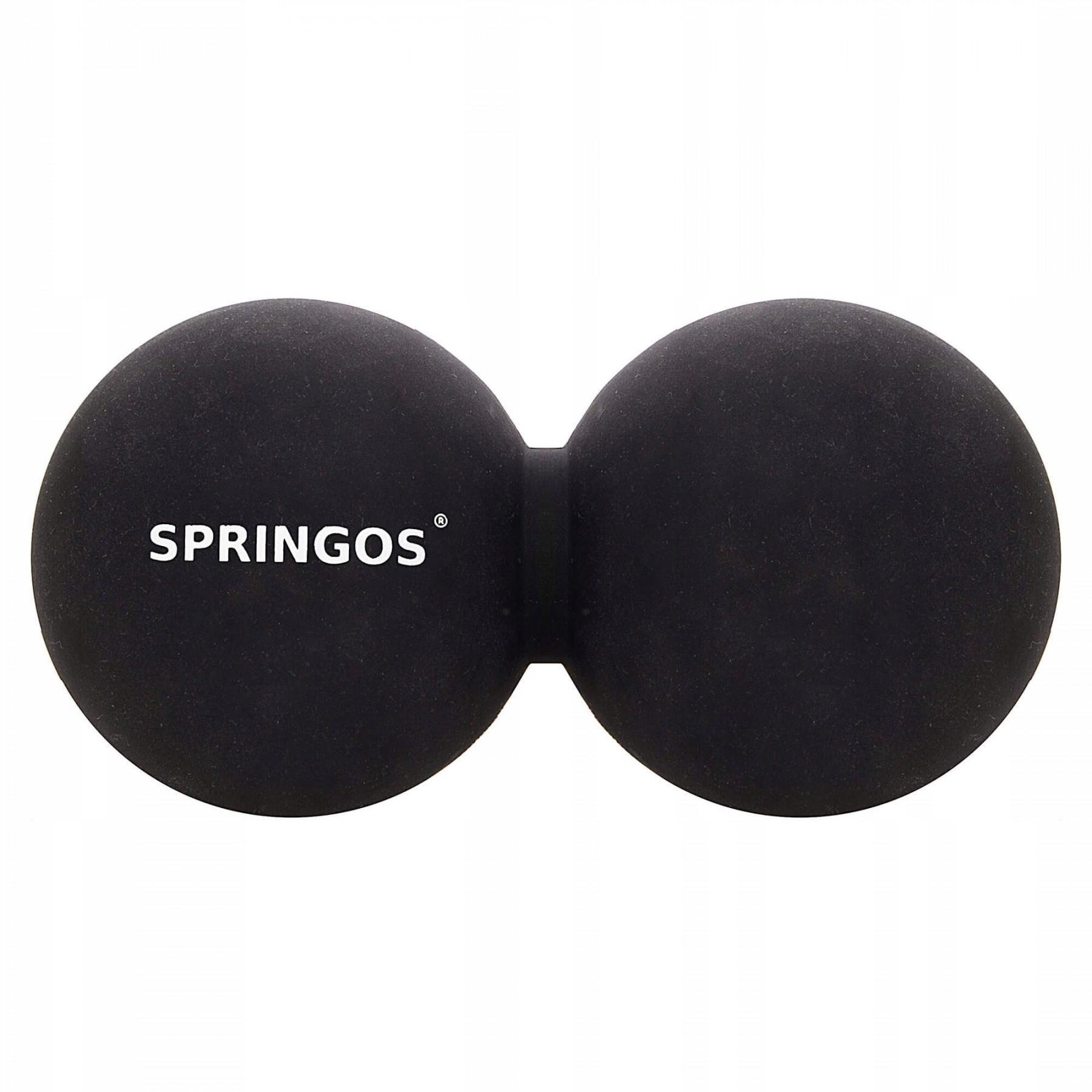 Массажный мяч двойной Springos Lacrosse Double Ball 6,5x13 см (20761)