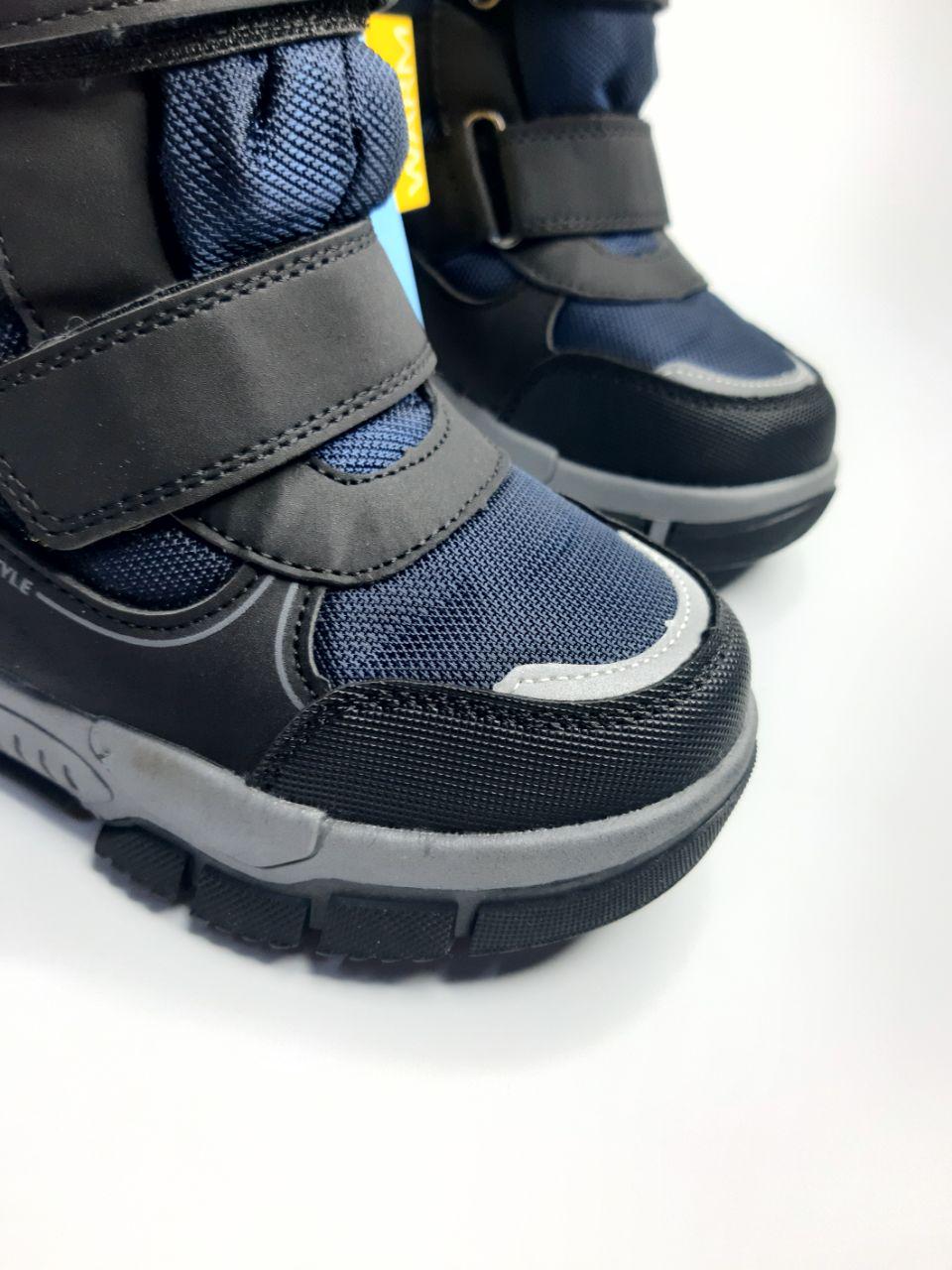 Ботинки зимние TOM.M для мальчика р. 30 19,5 см Черный (10661 С black) - фото 3 Ботинки зимние TOM.M для мальчика р. 30 19,5 см Черный (10661 С black) - фото 3