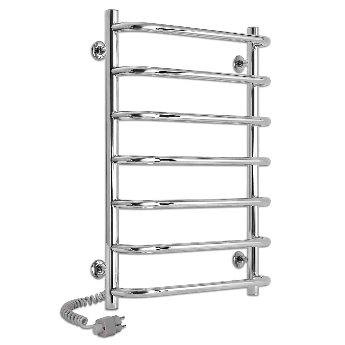 Полотенцесушитель электрический Laris Стандарт П7 подключение слева 450x700 мм (73207086)