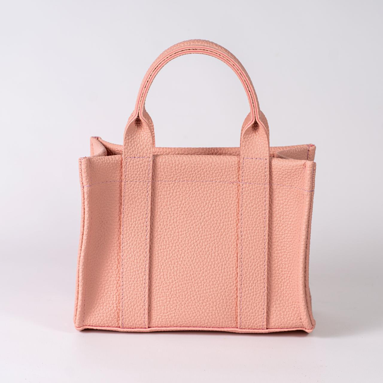 Сумка женская тоут XENIA № 40-24 из эко-кожи Пудровый - фото 2 Сумка женская тоут XENIA № 40-24 из эко-кожи Пудровый - фото 2